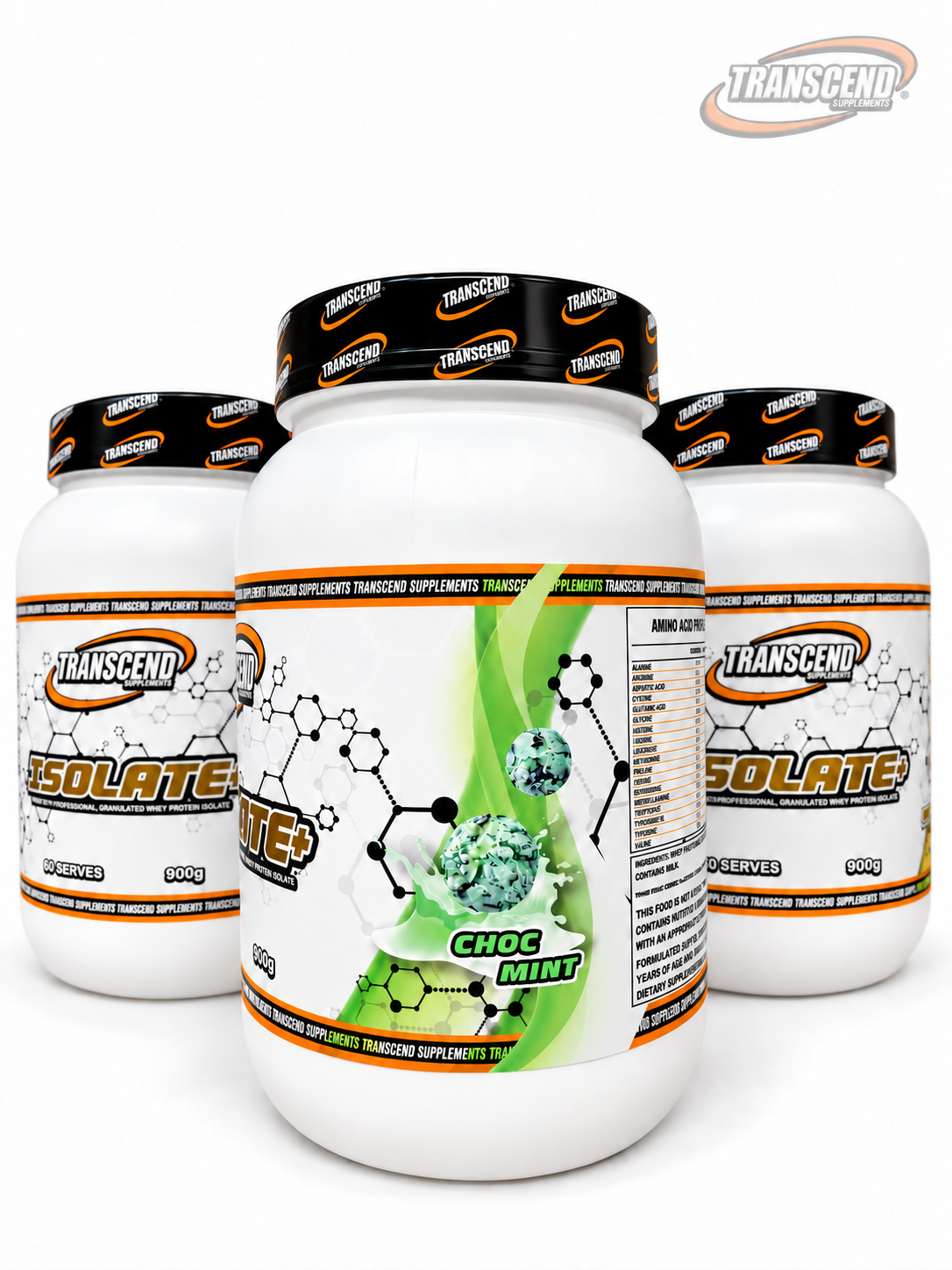 Transcend Supplements Isolate Plus 900g 30 Serve